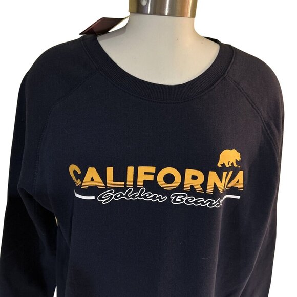 NEW Cal California Golden Bears Navy Colosseum Crew Neck Sweatshirt Women's M - Picture 3 of 7